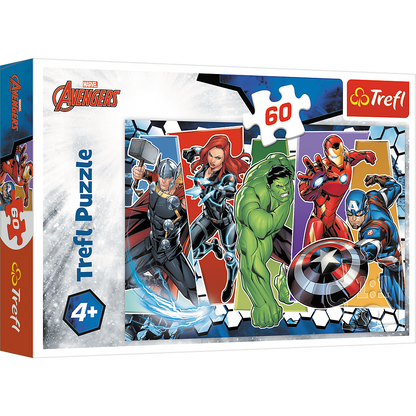 Puzzle 60 dílků Neporazitelní Avengers – Trefl 17357