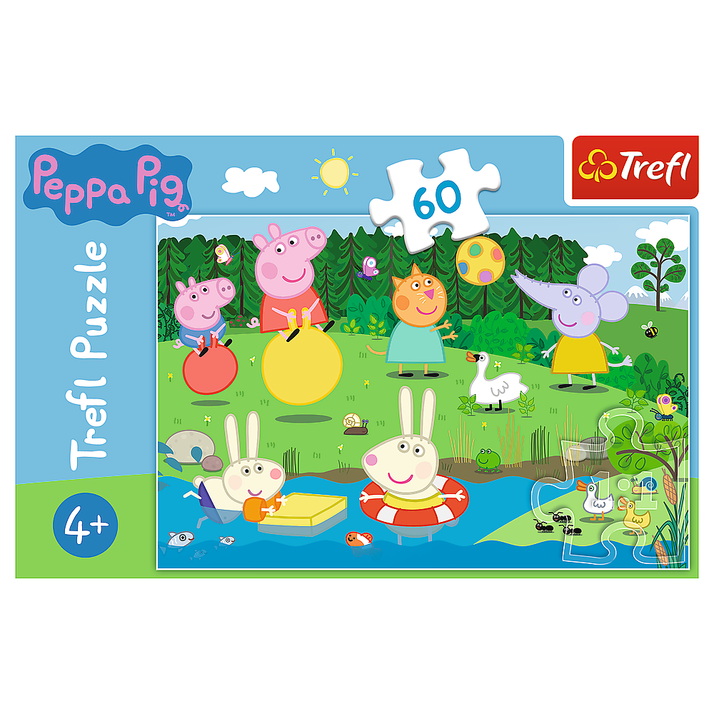 Puzzle 60 dílků prázdninová zábava – Peppa Pig