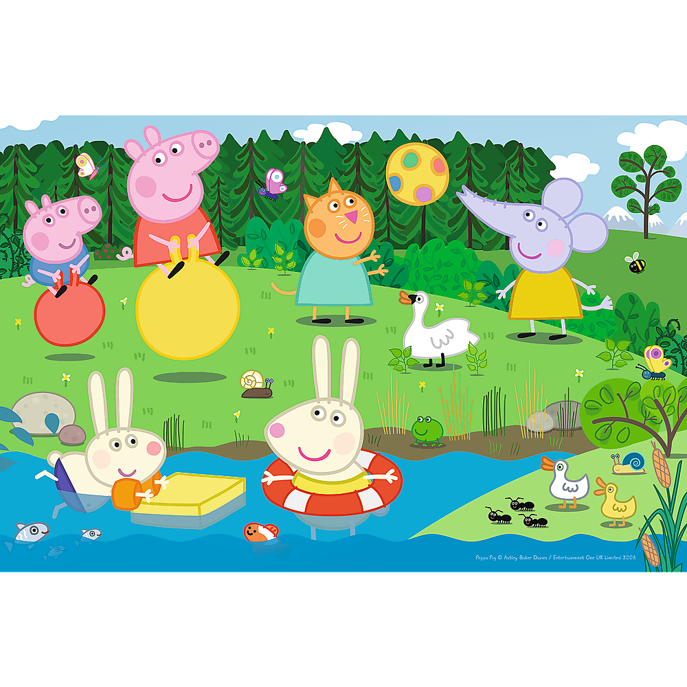 Puzzle 60 dílků prázdninová zábava – Peppa Pig