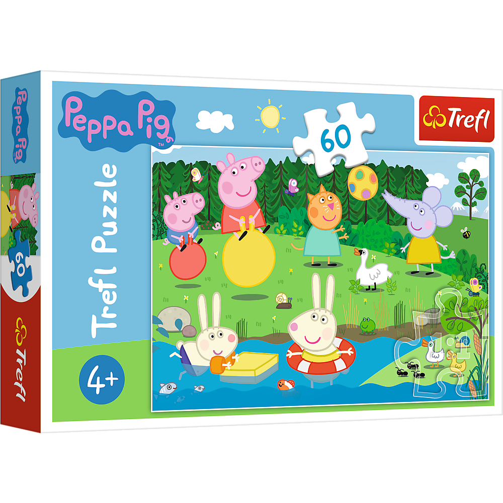 Puzzle 60 dílků prázdninová zábava – Peppa Pig