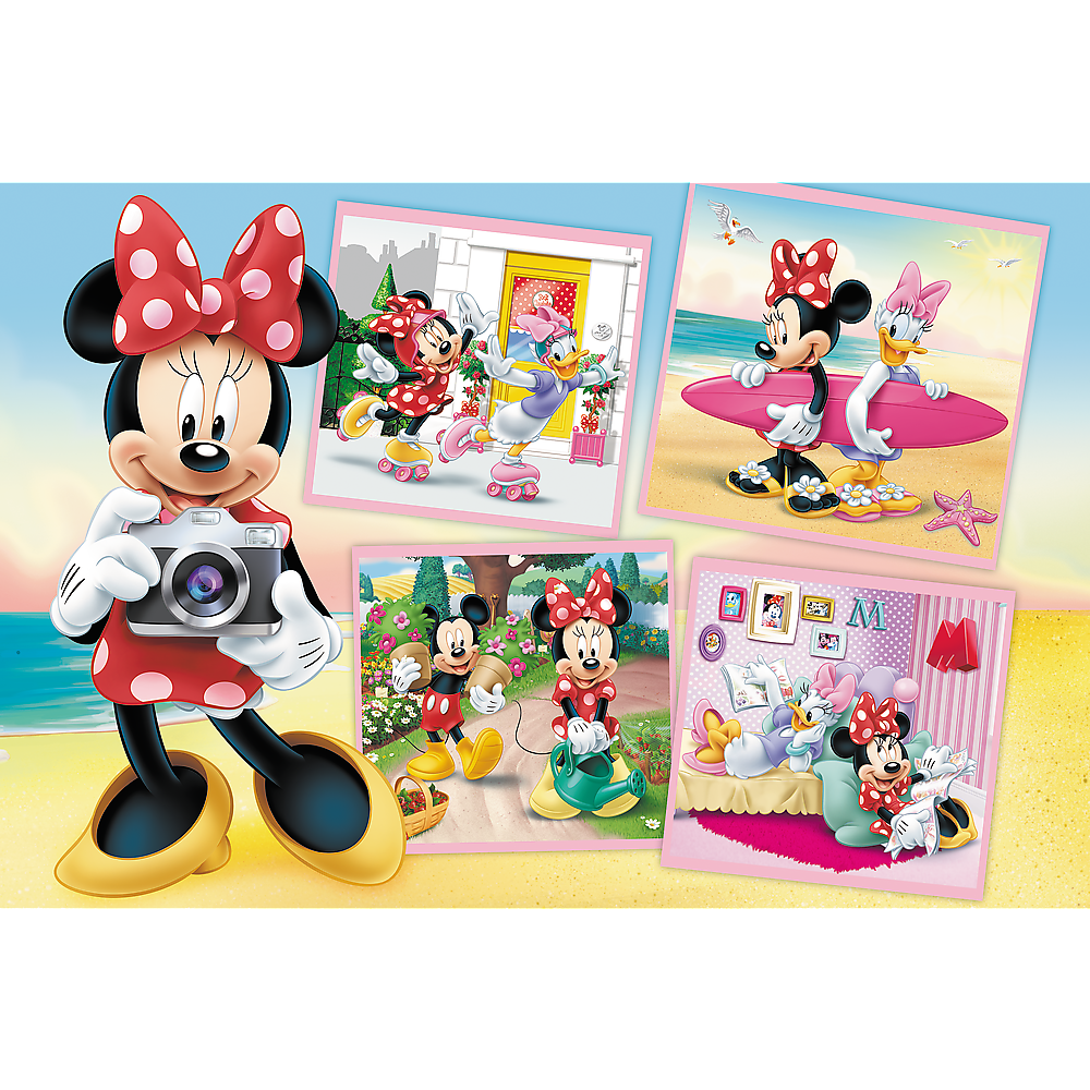 Puzzle 60 dílků roztomilá Minnie Mouse – Disney Trefl