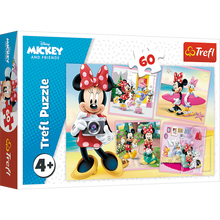 Puzzle 60 dílků roztomilá Minnie Mouse – Disney Trefl