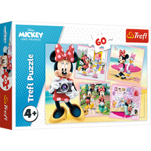 Puzzle 60 dílků roztomilá Minnie Mouse – Disney Trefl