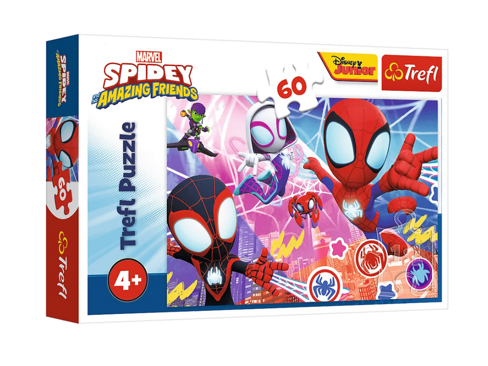 Puzzle 60 dílků Spidey and Super Friends – Marvel – Trefl