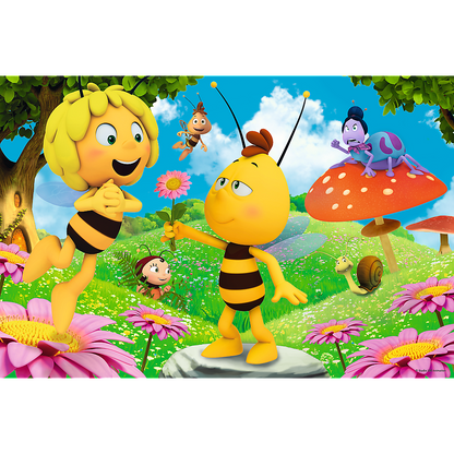 Puzzle 60 dílků Včelka Mája a květinka – Maya the Bee
