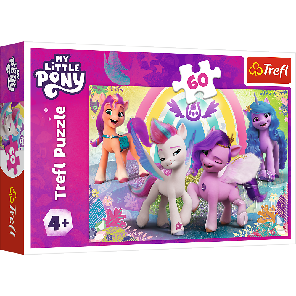 Puzzle 60 dílků Ve světě přátelství – My Little Pony Trefl