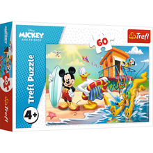 Puzzle 60 dílků Zábavný den Mickeyho a přátel