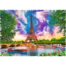 Puzzle 600 dílků nepravidelné tvary Nebe nad Paříží