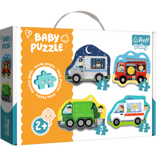 Puzzle Baby Classic dopravní prostředky a povolání – Trefl 36071
