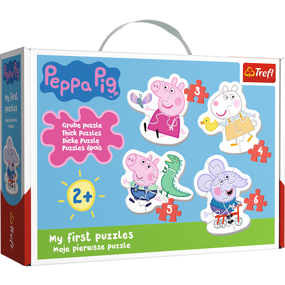 Puzzle Baby Classic s prasátkem Peppa – Trefl 36086