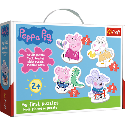 Puzzle Baby Classic s prasátkem Peppa – Trefl 36086