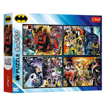 Puzzle Batman v akci 4x250 dílků – Trefl