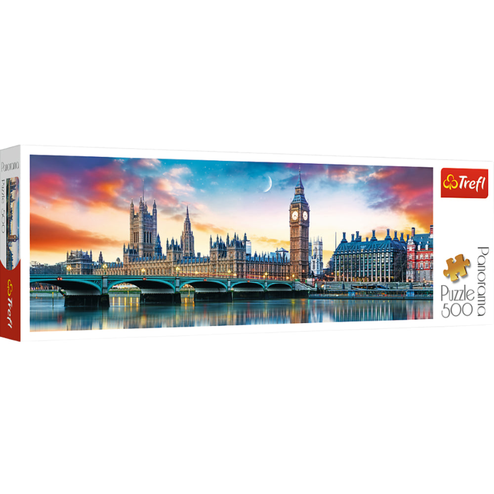 Puzzle Big Ben a Westminsterský palác Londýn 500 dílků – Trefl