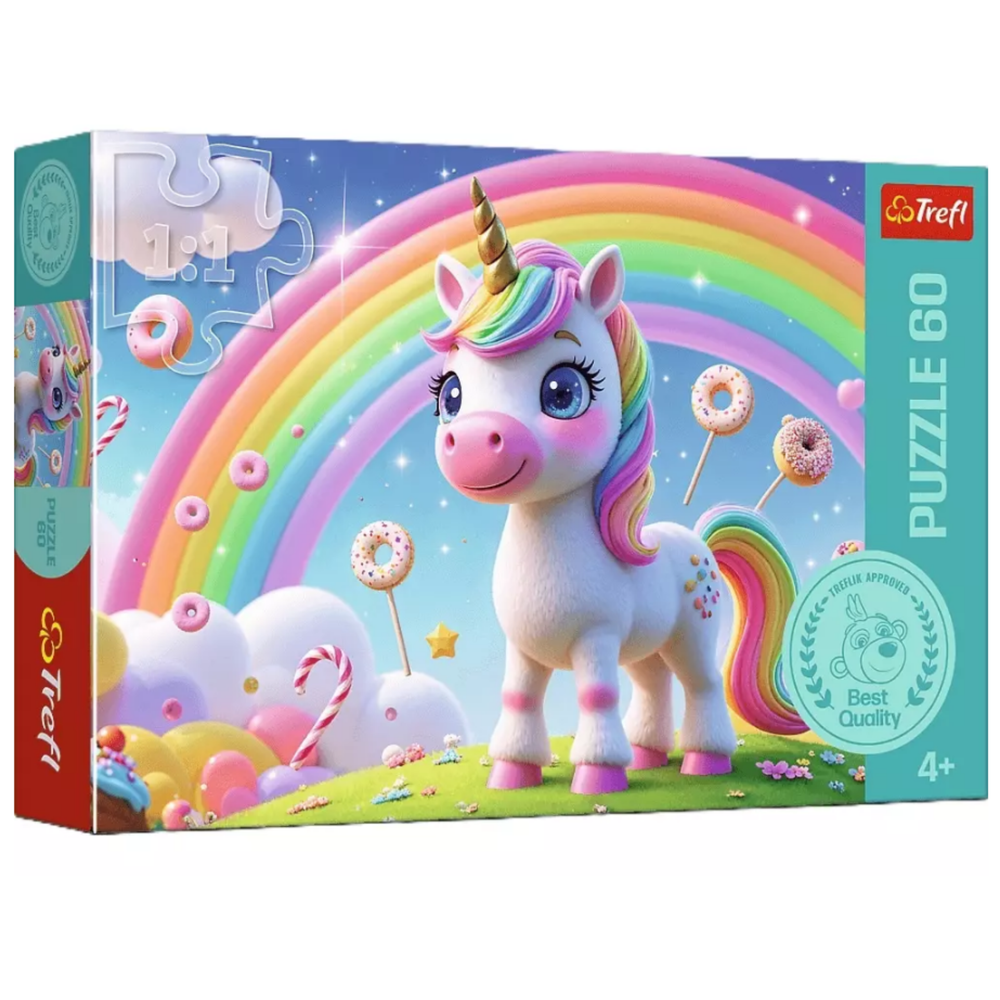 Puzzle Cukrový svět 60 dílků – Trefl