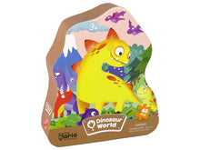 Puzzle dinosauři vulkán 48 dílků 50x34 cm od 3 let