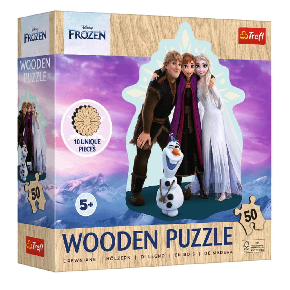 Puzzle Disney Frozen 50 dřevěných dílků – Trefl