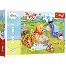 Puzzle Disney Medvídek Pú 30 dílků Prasátkova koupel