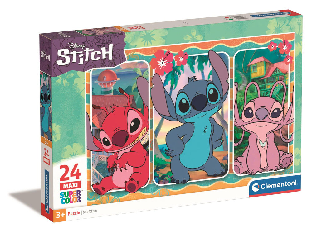 Puzzle Disney Stitch 24 dílků MAXI pro děti – Clementoni