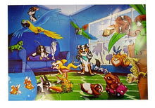 Puzzle domácí zvířátka 48 dílků 92x62 cm pro děti od 3 let