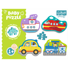 Puzzle dopravní prostředky pro nejmenší děti – Trefl Baby