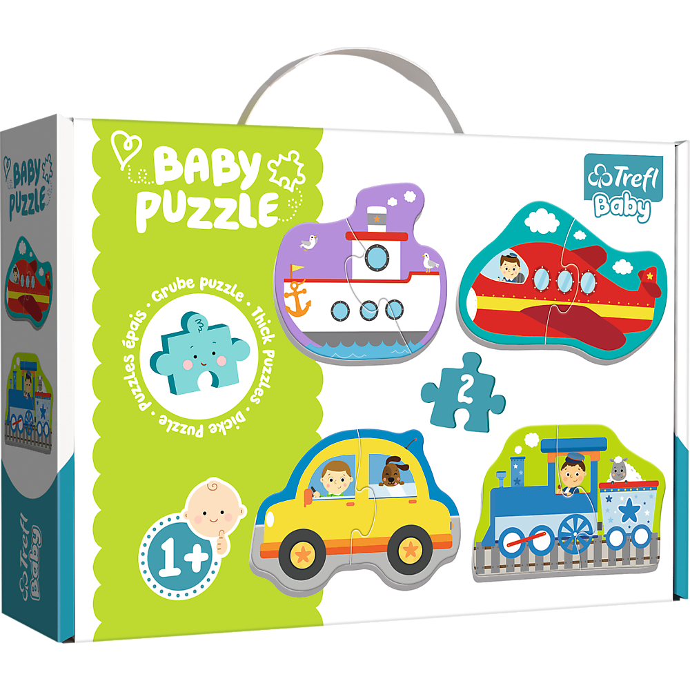 Puzzle dopravní prostředky pro nejmenší děti – Trefl Baby