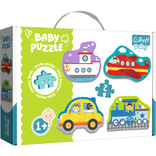 Puzzle dopravní prostředky pro nejmenší děti – Trefl Baby