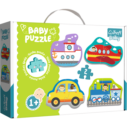 Puzzle dopravní prostředky pro nejmenší děti – Trefl Baby