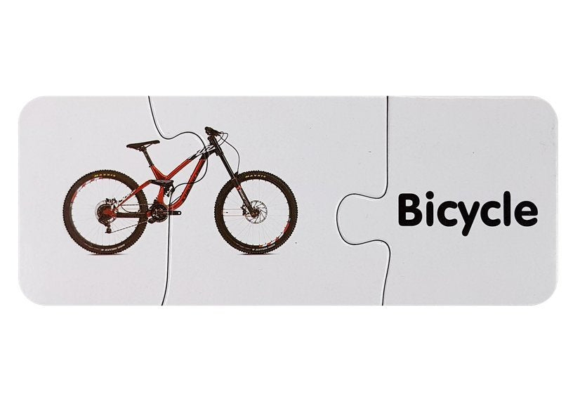 Puzzle dopravní prostředky s anglickými nápisy 10 spojení