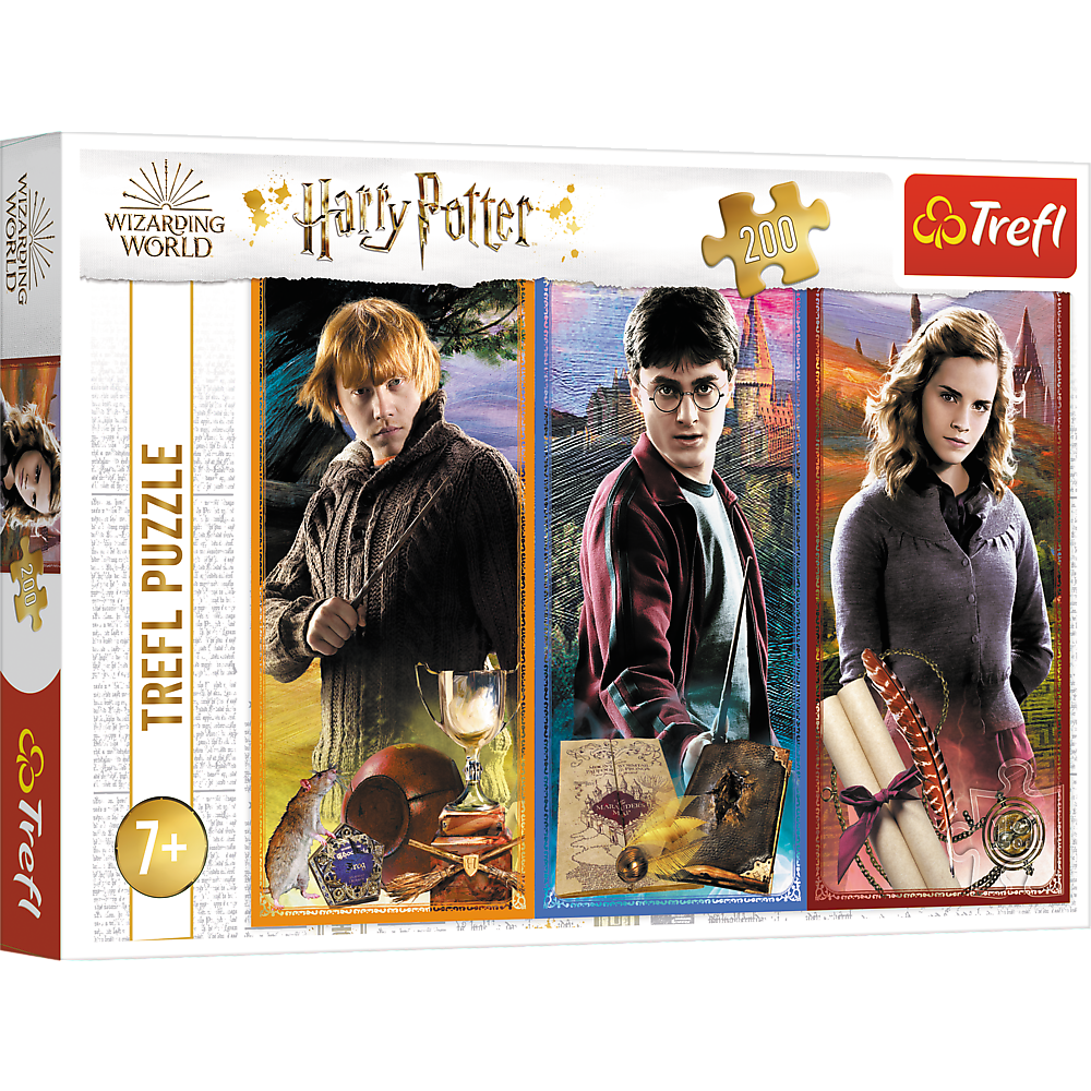 Puzzle Harry Potter 200 dílků Ve světě magie a kouzel – Trefl