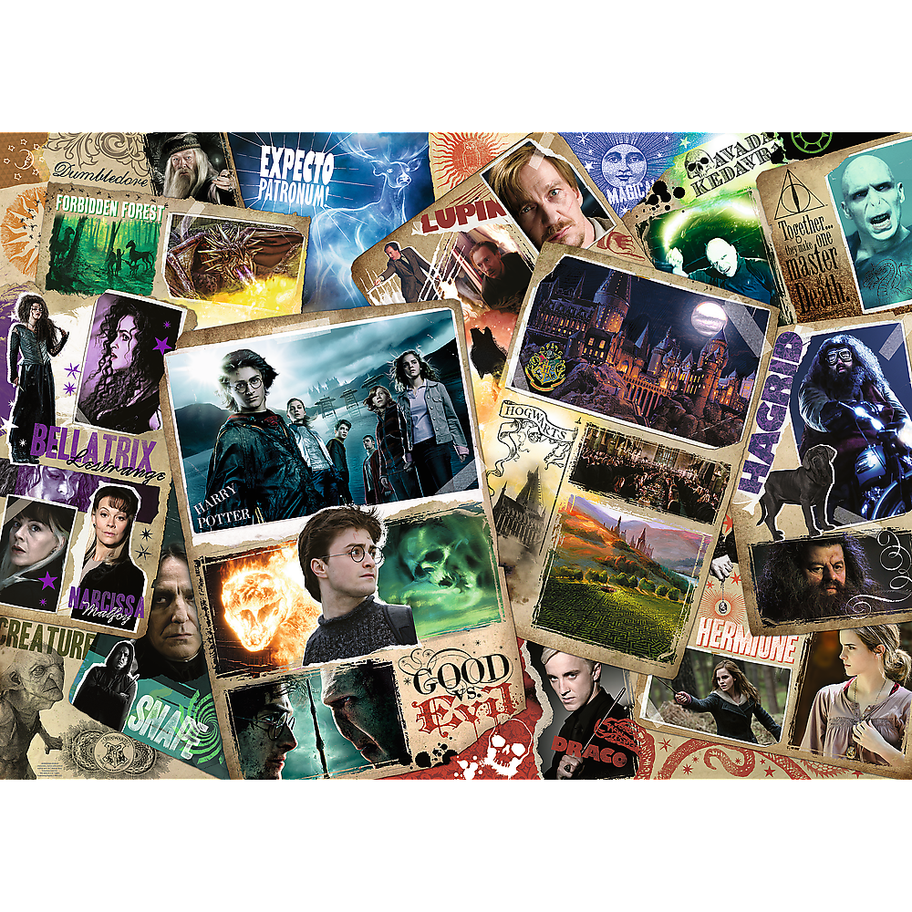 Puzzle Harry Potter 2000 dílků – Hrdinové | Trefl 27123
