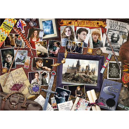 Puzzle Harry Potter 500 dílků Památky z Bradavic – Trefl 37400