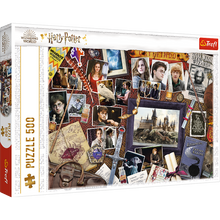 Puzzle Harry Potter 500 dílků Památky z Bradavic – Trefl 37400