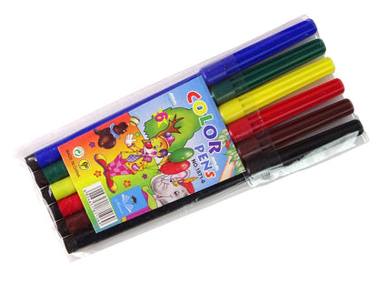 Puzzle k vybarvování 500 dílků ryby oceán s fixy