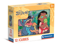 Puzzle kostky 12 ks Disney Stitch – Clementoni