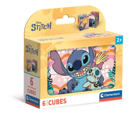 Puzzle kostky Disney Stitch 6 kostek – Clementoni