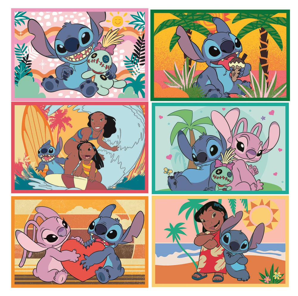 Puzzle kostky Disney Stitch 6 kostek – Clementoni