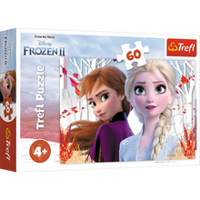 Puzzle Magický svět Anny a Elsy 60 dílků – Trefl