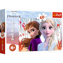 Puzzle Magický svět Anny a Elsy 60 dílků – Trefl