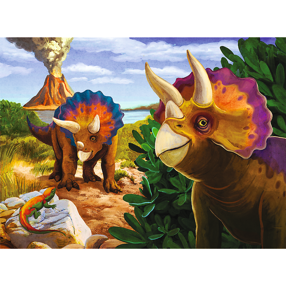 Puzzle miniMaxi Poznej svět dinosaurů – Trefl 56036