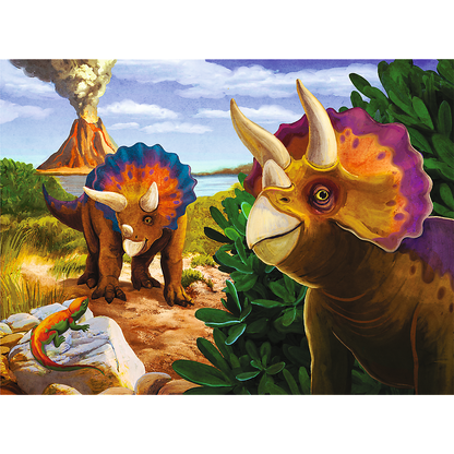 Puzzle miniMaxi Poznej svět dinosaurů – Trefl 56036
