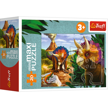 Puzzle miniMaxi Poznej svět dinosaurů – Trefl 56036