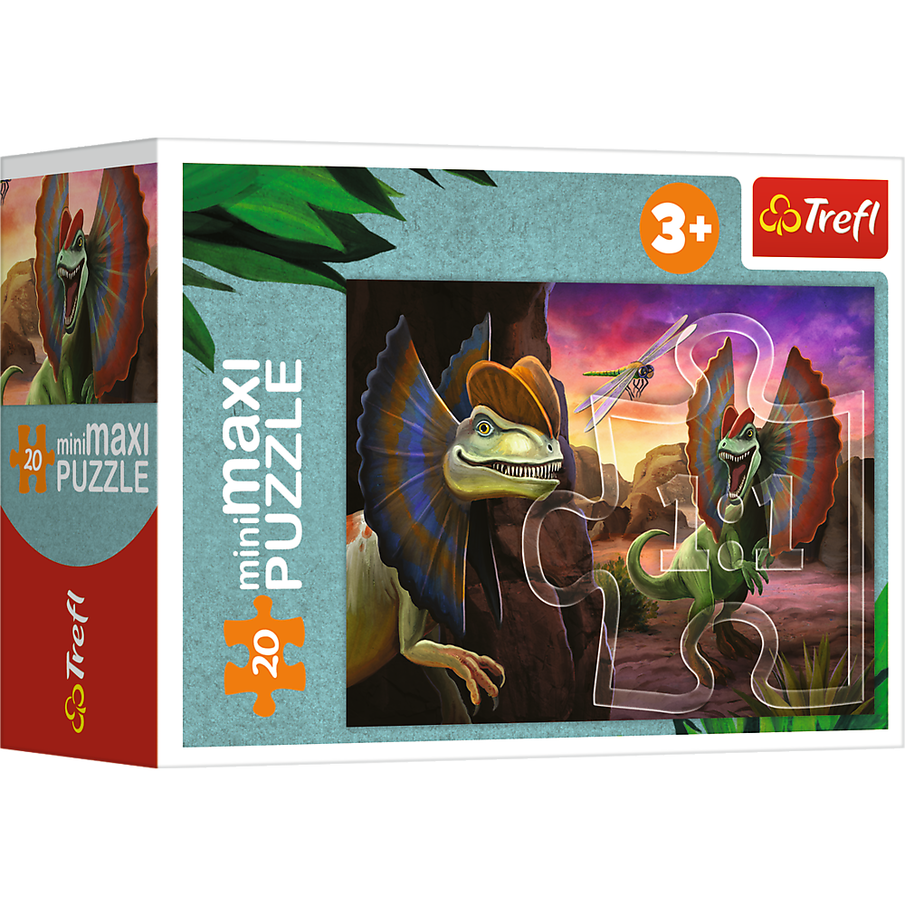 Puzzle miniMaxi Poznej svět dinosaurů – Trefl 56036