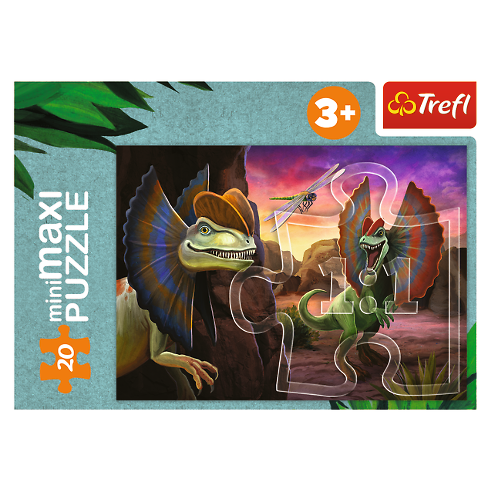 Puzzle miniMaxi Poznej svět dinosaurů – Trefl 56036