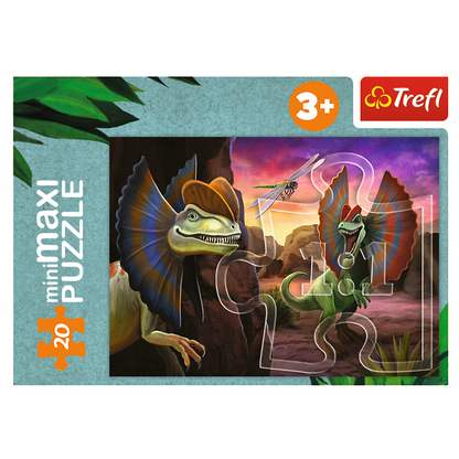 Puzzle miniMaxi Poznej svět dinosaurů – Trefl 56036