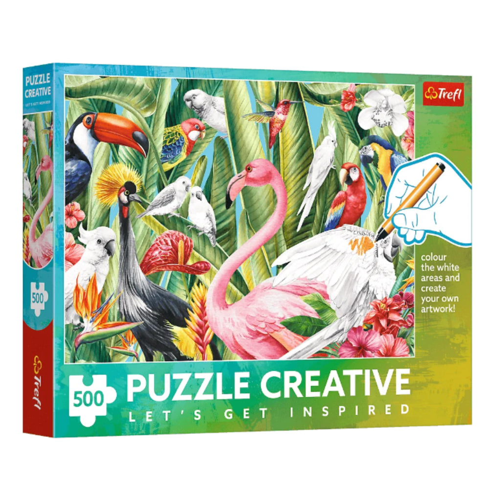 Puzzle Paradise Birds 500 dílků – Trefl