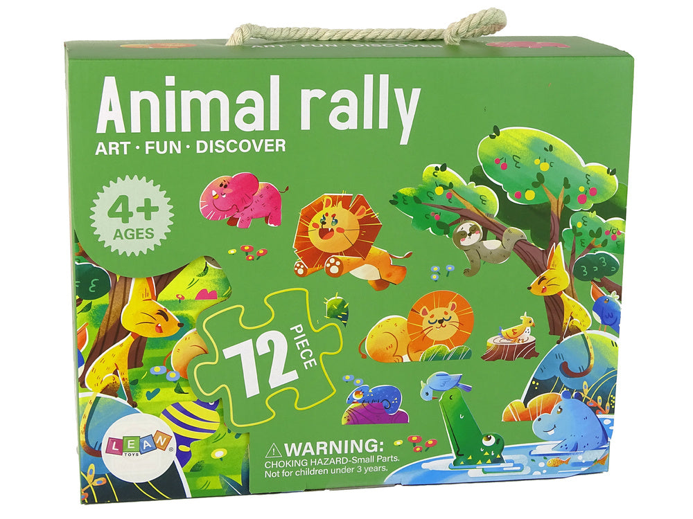 Puzzle pro děti Divoká zvířata 72 dílků 90x60 cm od 4 let