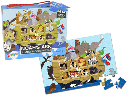 Puzzle pro děti Noemova archa se zvířaty 48 dílků