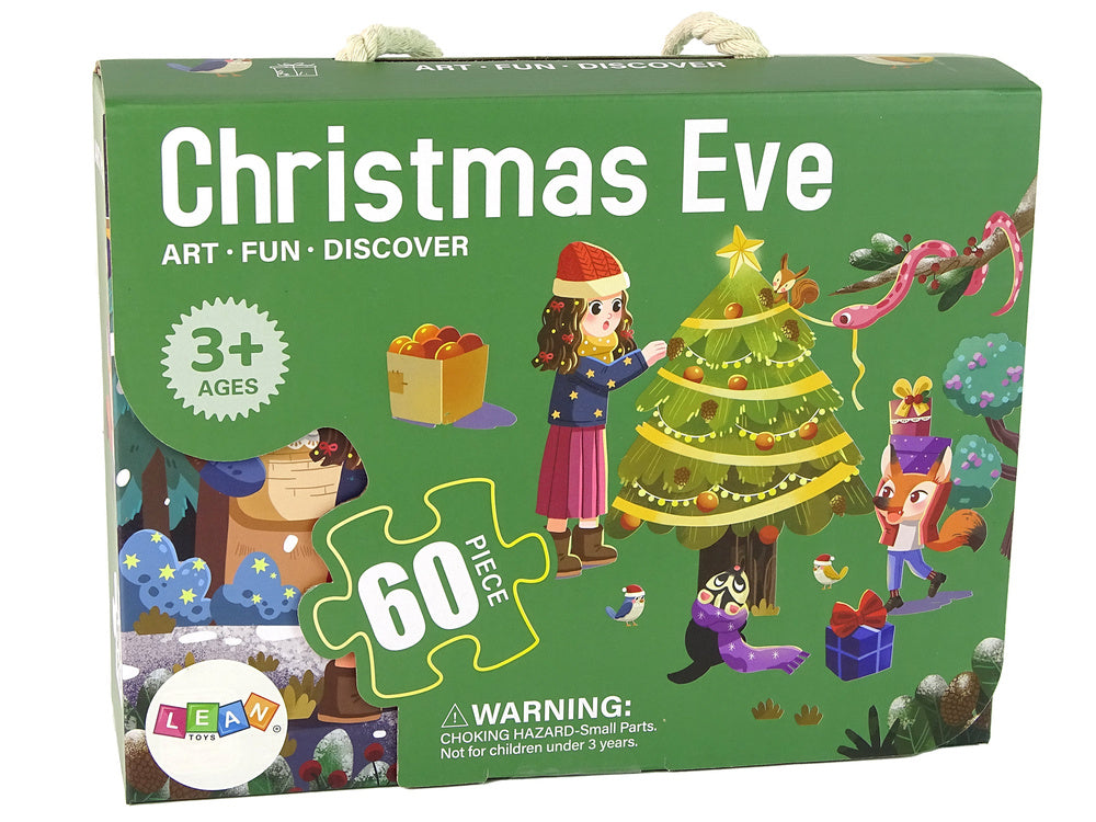 Puzzle pro děti vánoční motiv 60 dílků 60x44 cm od 3 let