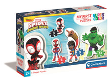 Puzzle pro nejmenší 3-6-9-12 dílků Spidey a přátelé – Clementoni