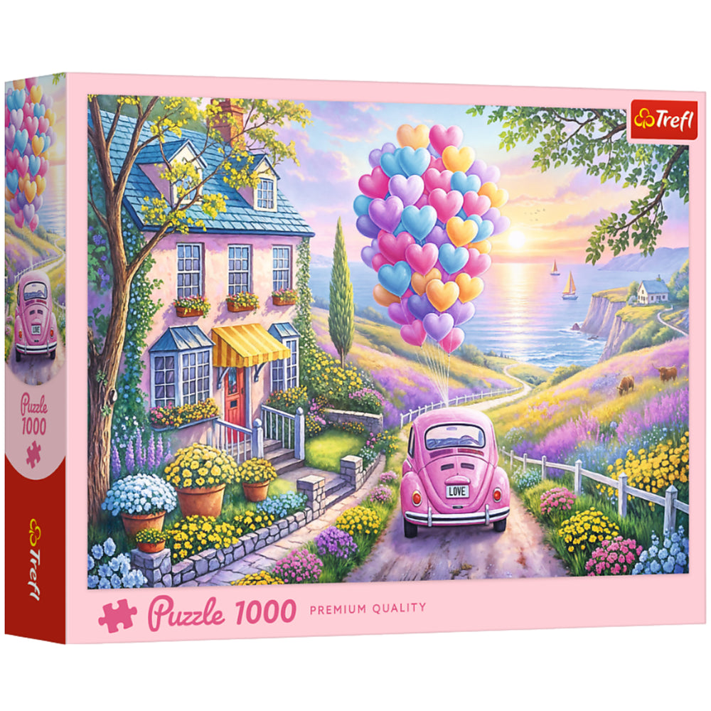Puzzle Romantická jízda 1000 dílků – Trefl